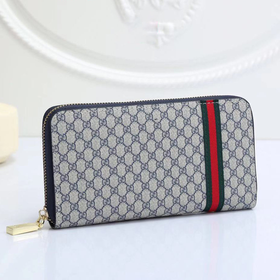 GG Classic Women Leather Print Wallet Purse