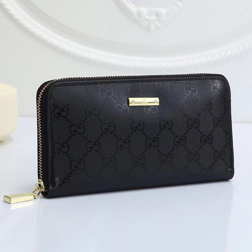 GG Classic Women Leather Print Wallet Purse