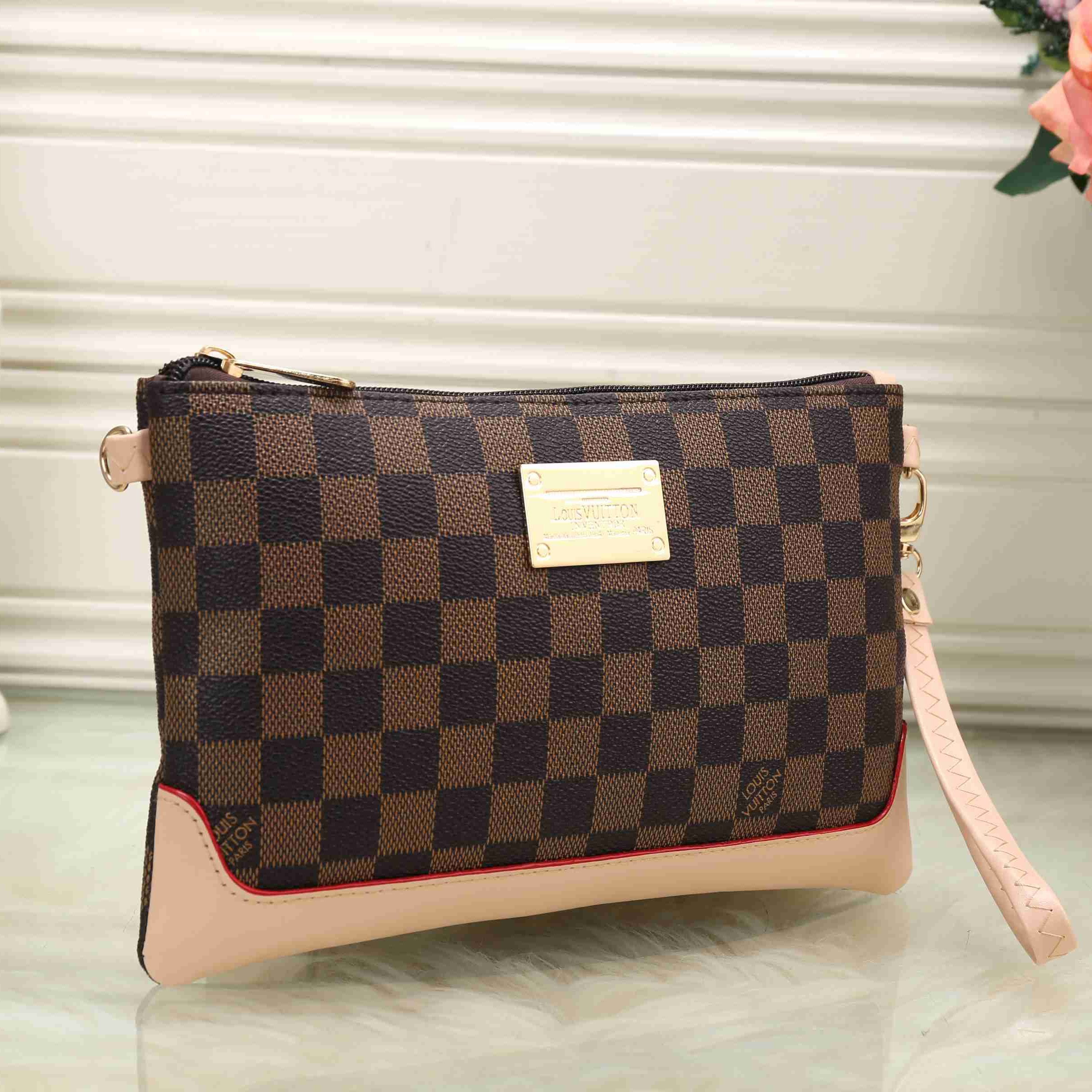 Louis Vuitton LV Fashion Leather Handbag Satchel Tote