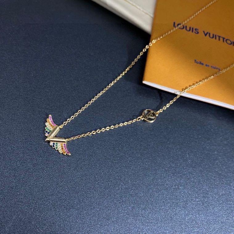 Louis Vuitton LV Women Fashion Diamonds Necklace Jewelry