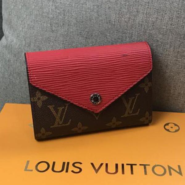 Louis Vuitton LV Women Leather Fashion Purse Wallet