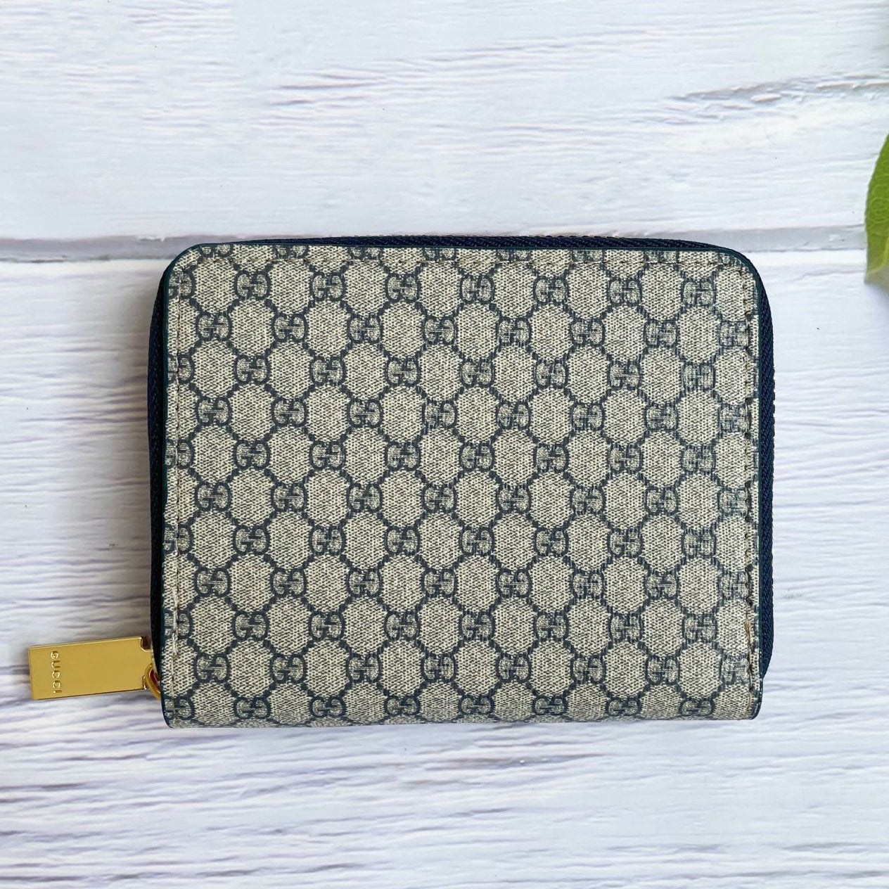 GG Classic Leather Print Wallet Purse