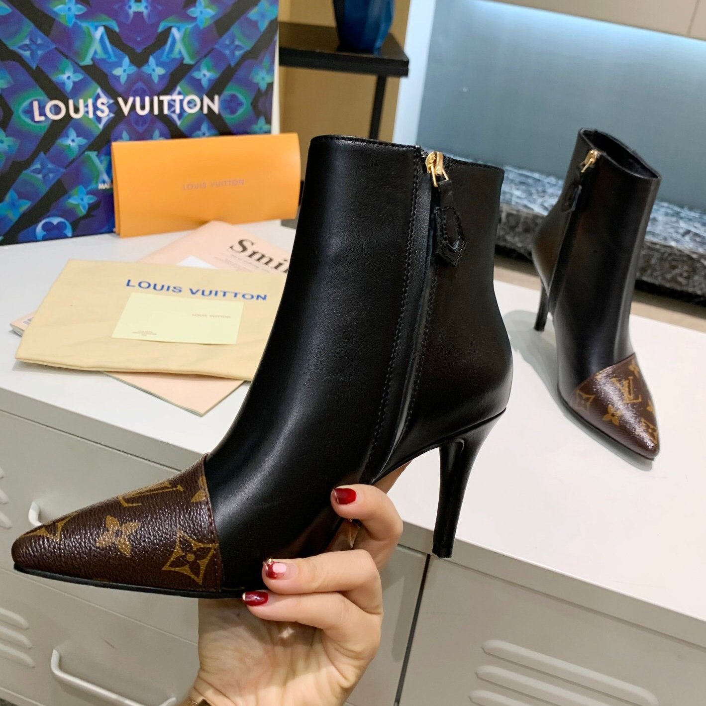 Louis Vuitton LV Women Classics Fashion Heels Boots Shoes