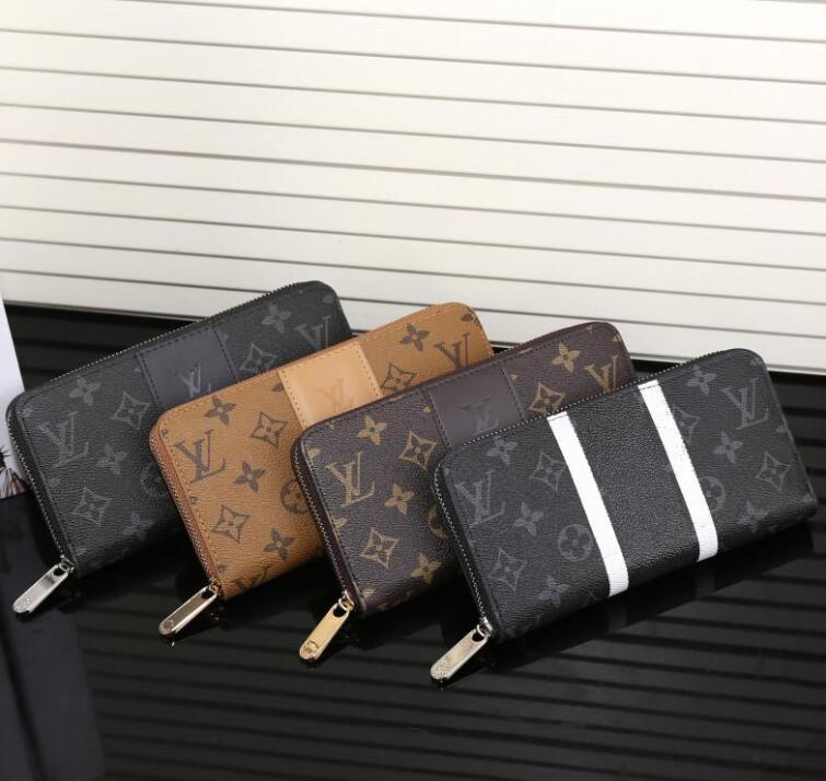 Louis Vuitton LV Women Leather Fashion Print Wallet Purse