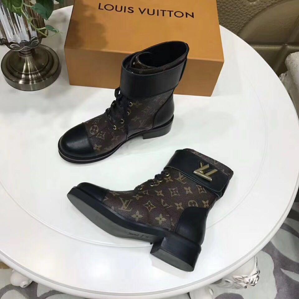 LOUIS VUITTON Women Fashion Dr Martens Shoes