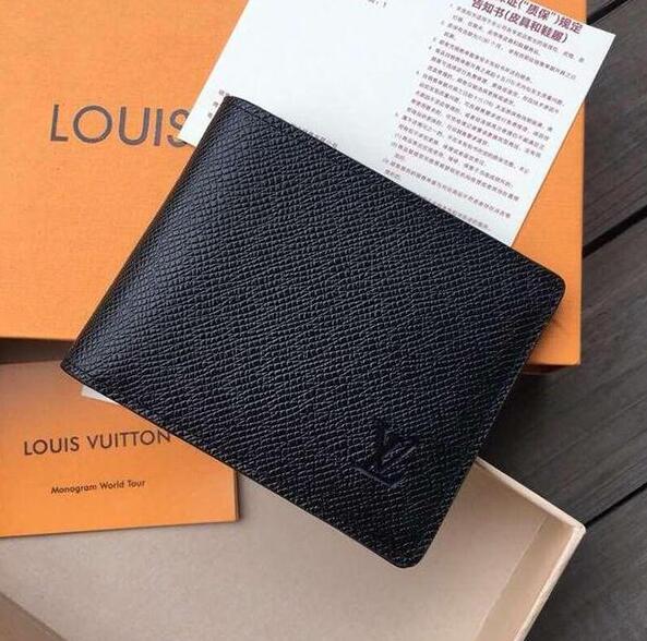 Louis Vuitton LV Fashion Trending Men Leather Handbag Wallet Pur