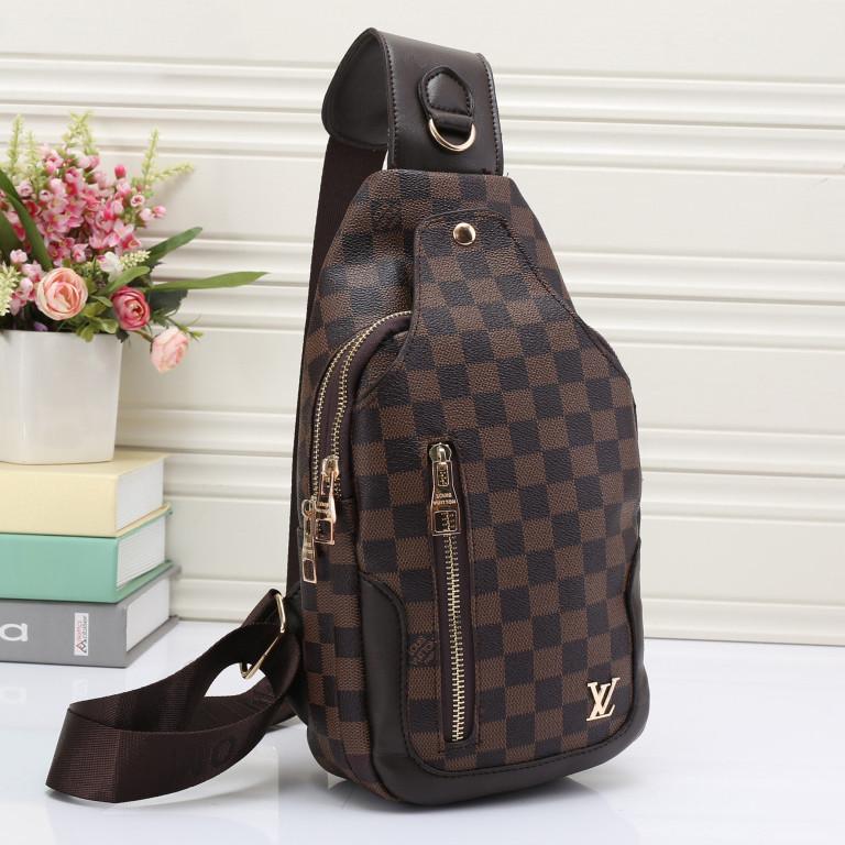 Louis Vuitton LV Women Leather Backpack Bookbag Daypack Satchel