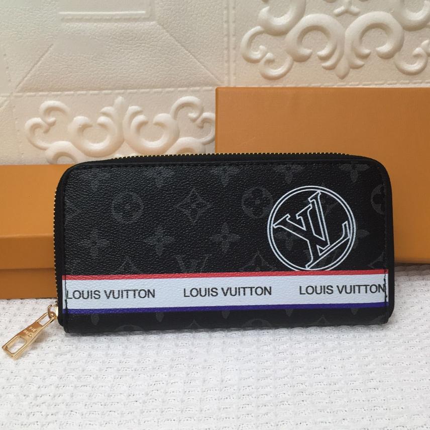 Louis Vuitton LV Clutch Bag Wristlet  Classic Women Leather Print High Quality Wallet Purse