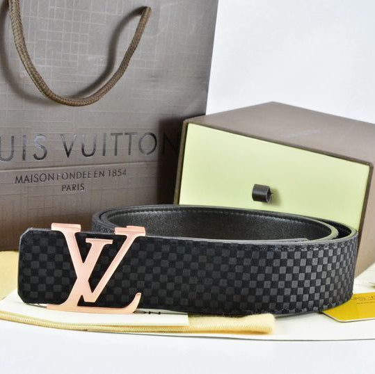 Louis Vuitton Fashion Smooth Buckle Belt Leather Belt