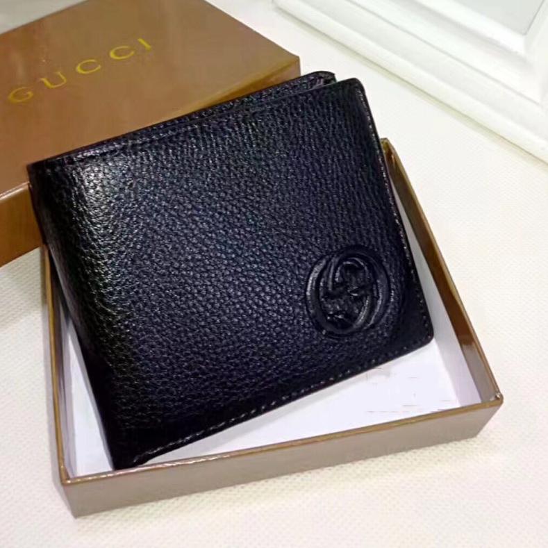 GG Men Leather Purse Wallet