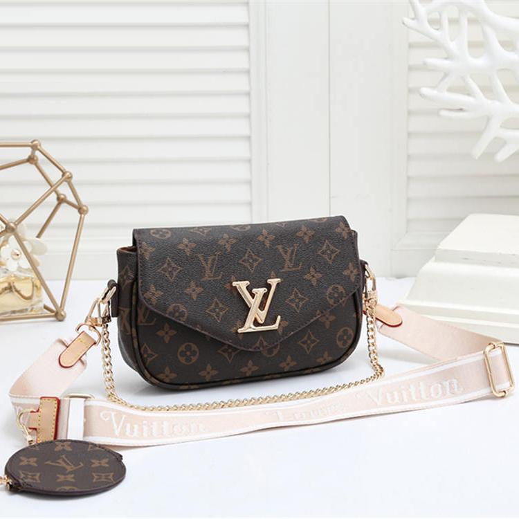 Louis Vuitton Fashion Leather Handbag Crossbody Shoulder Bag Satchel