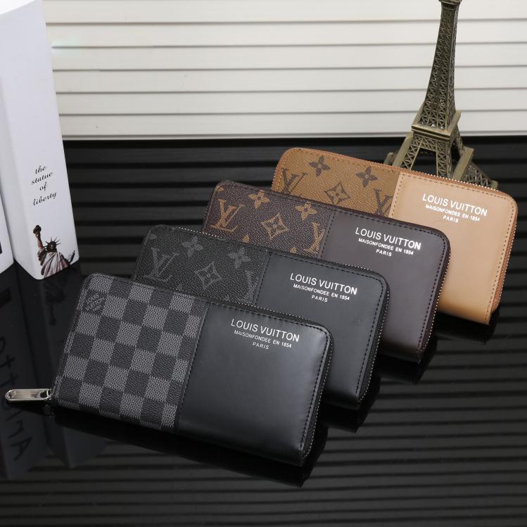 Louis Vuitton LV Classic Leather Print Wallet Purse