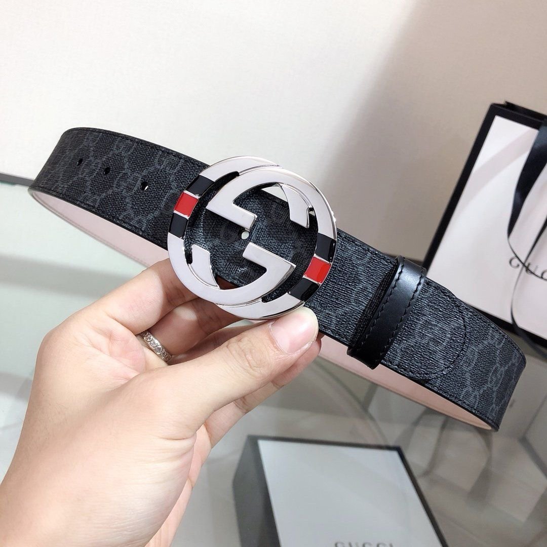 GG Popular Fashion Classic Woman Men Fashion Smooth Buckle Leather Belt