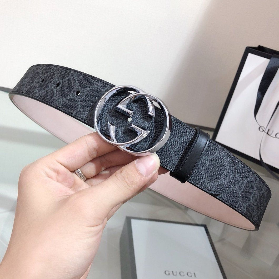 GG Popular Fashion Classic Woman Men Fashion Smooth Buckle Leather Belt