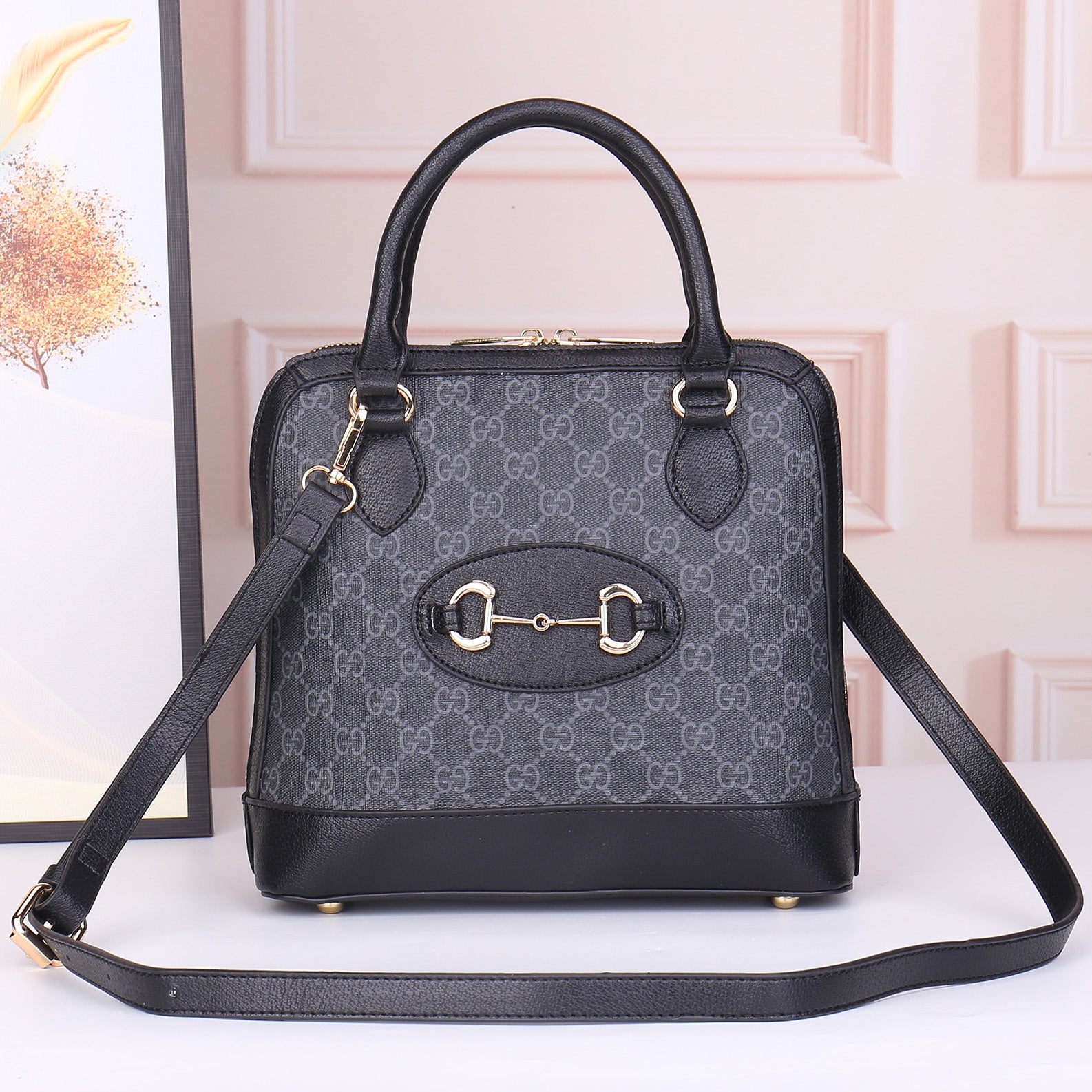 GG Fashion Classics Leather Shoulder Bag Handbag