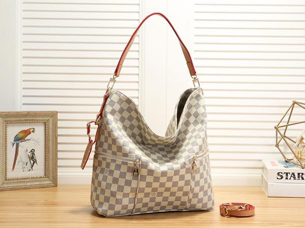 Louis Vuitton Women Fashion Leather Handbag Tote Satchel