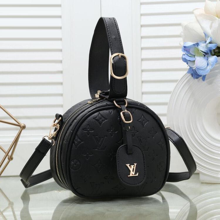 Louis Vuitton LV Fashion Women Leather Circular Shoulder Bag Satchel