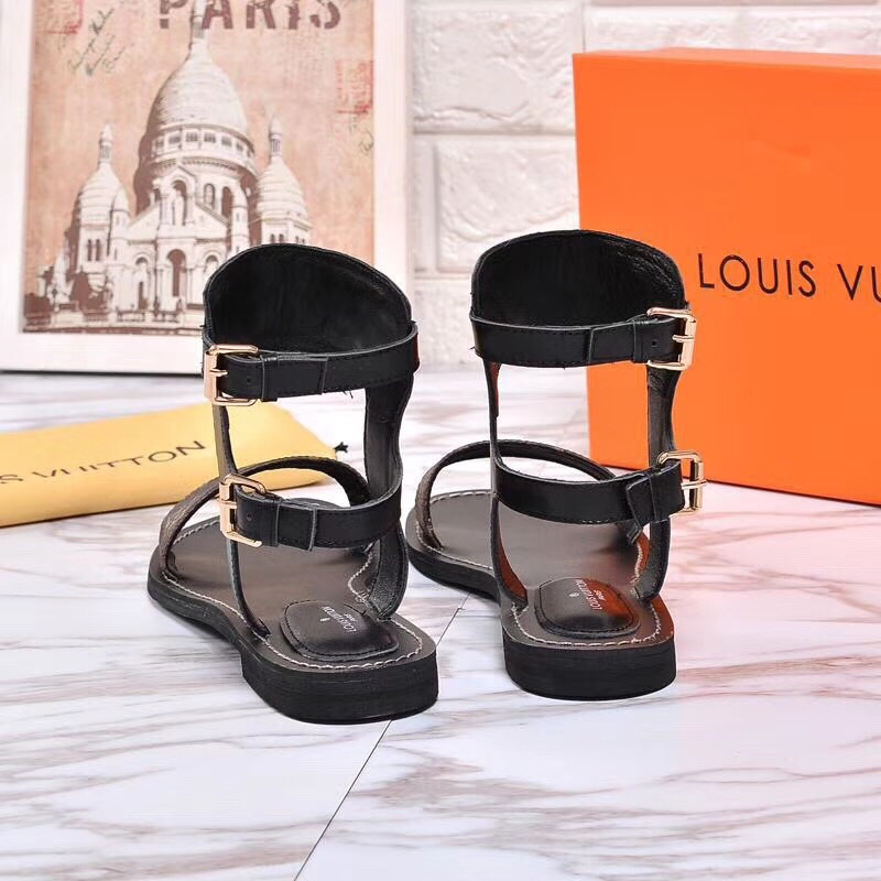 Louis Vuitton Women Fashion Casual Heels Shoes Sandals