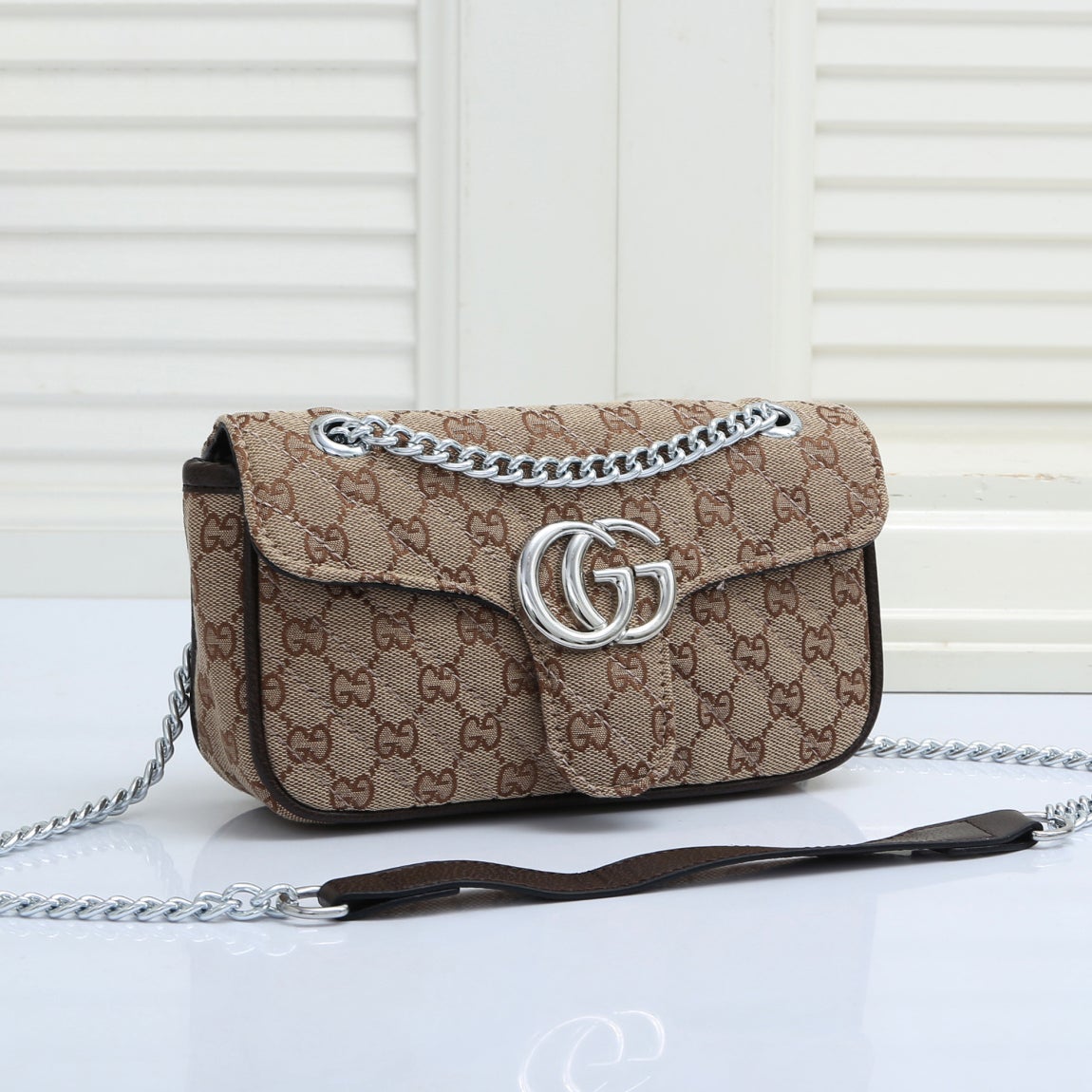 GG Fashion Casual Leather Crossbody Shoulder Bag Satchel