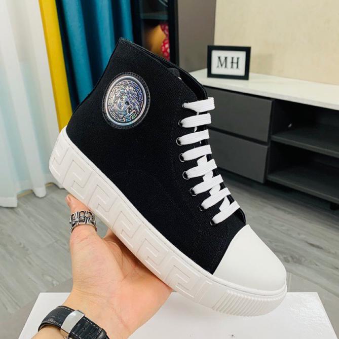 Versace Fashion Classics High Top Flats Shoes