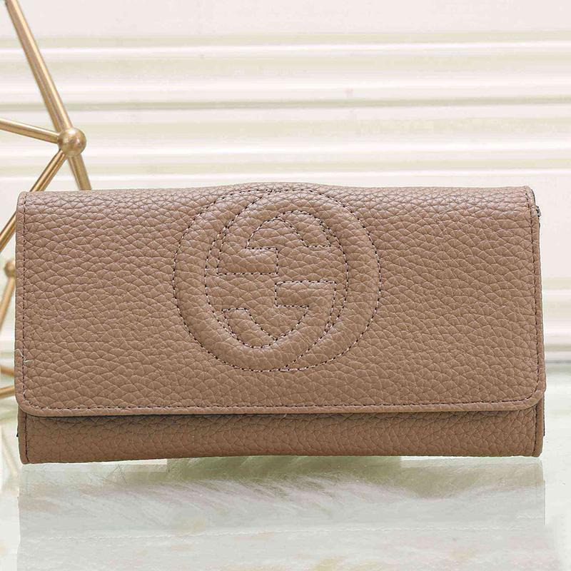 GG Women Leather Purse Wallet