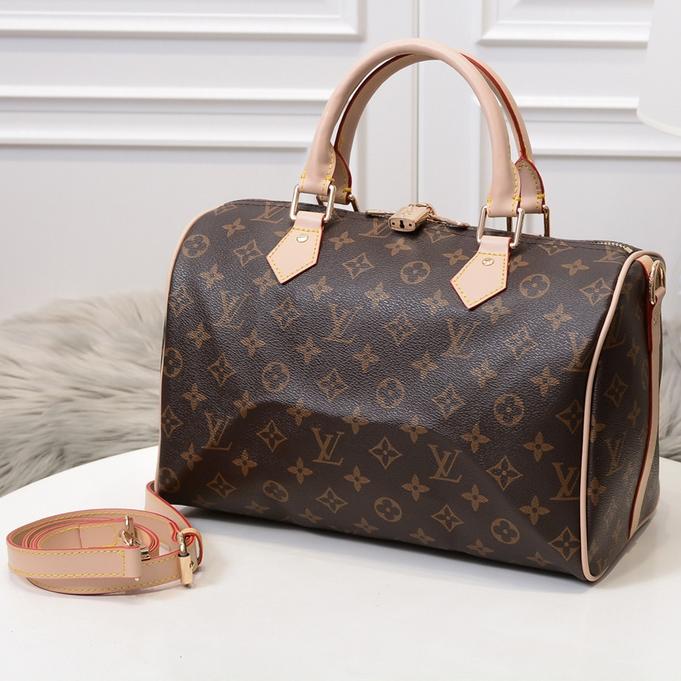 Louis Vuitton Fashion Leather Handbag Crossbody Shoulder Bag Satchel