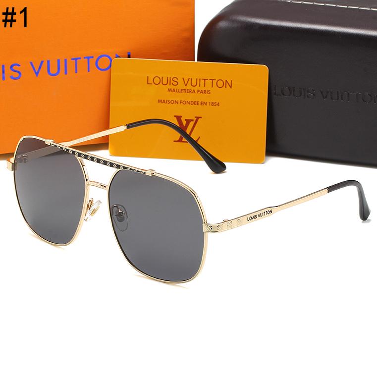 LV Louis Vuitton Casual Popular Sun Shades Eyeglasses Glasses Sunglasses