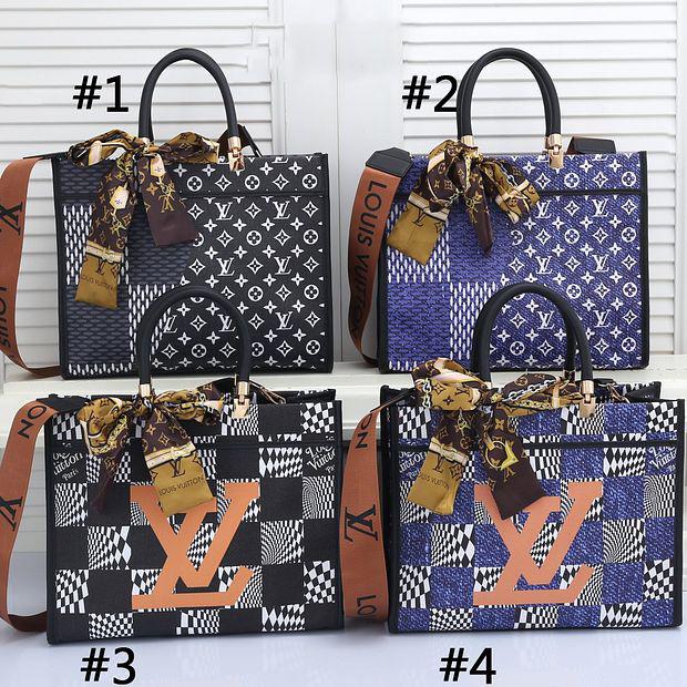 Louis Vuitton LV Onthego Women's Handbag Shopping Bag Shoulder Bag