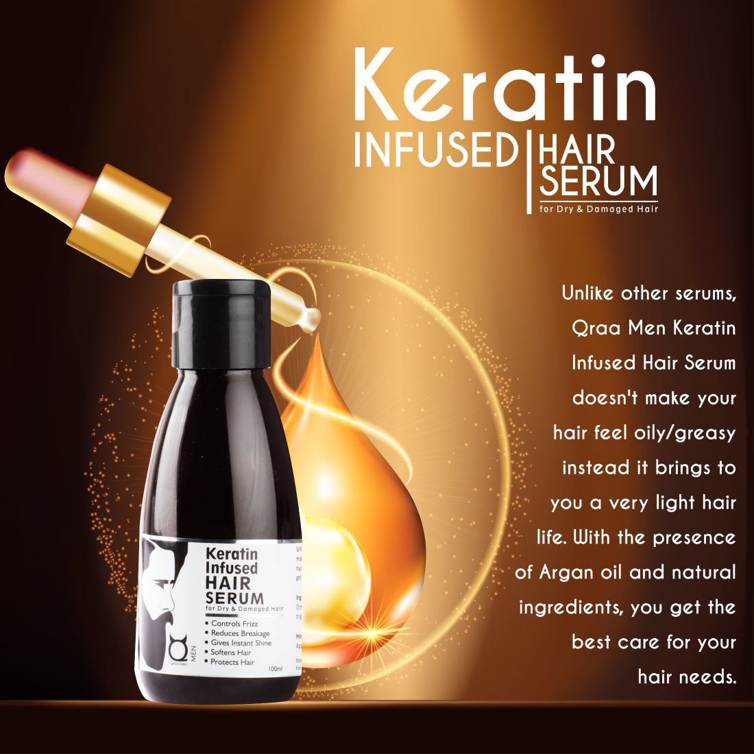 Keratin Infused Hair Serum 100ml