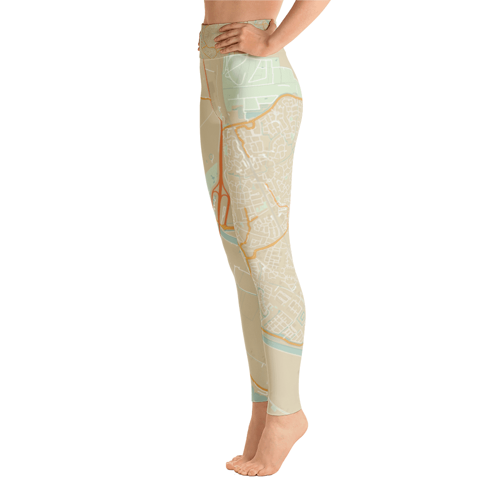 Yoga Leggings Houten Retro Mapleggings