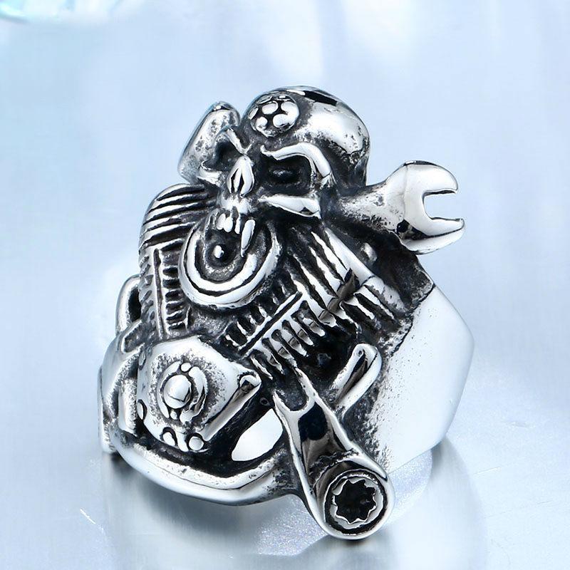 Men's Biker Ring How To Wear Rings designfullprint