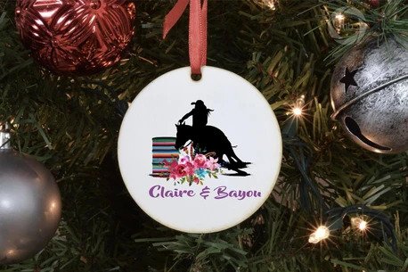 Personalized Horse Ornament