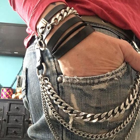 A Guide On How To Wear A Wallet Chain – designfullprint