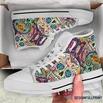 skull high tops