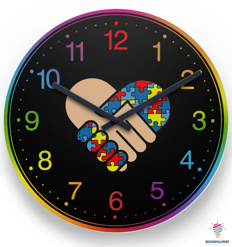 Autism Wall Clock