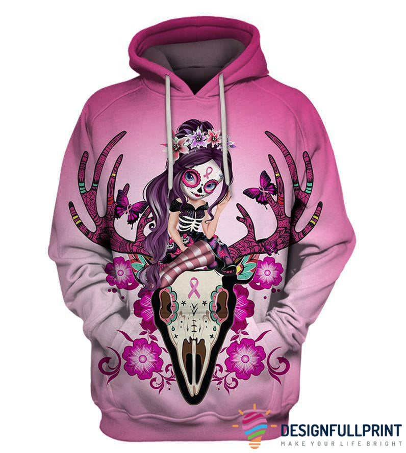 deer skull hoodie