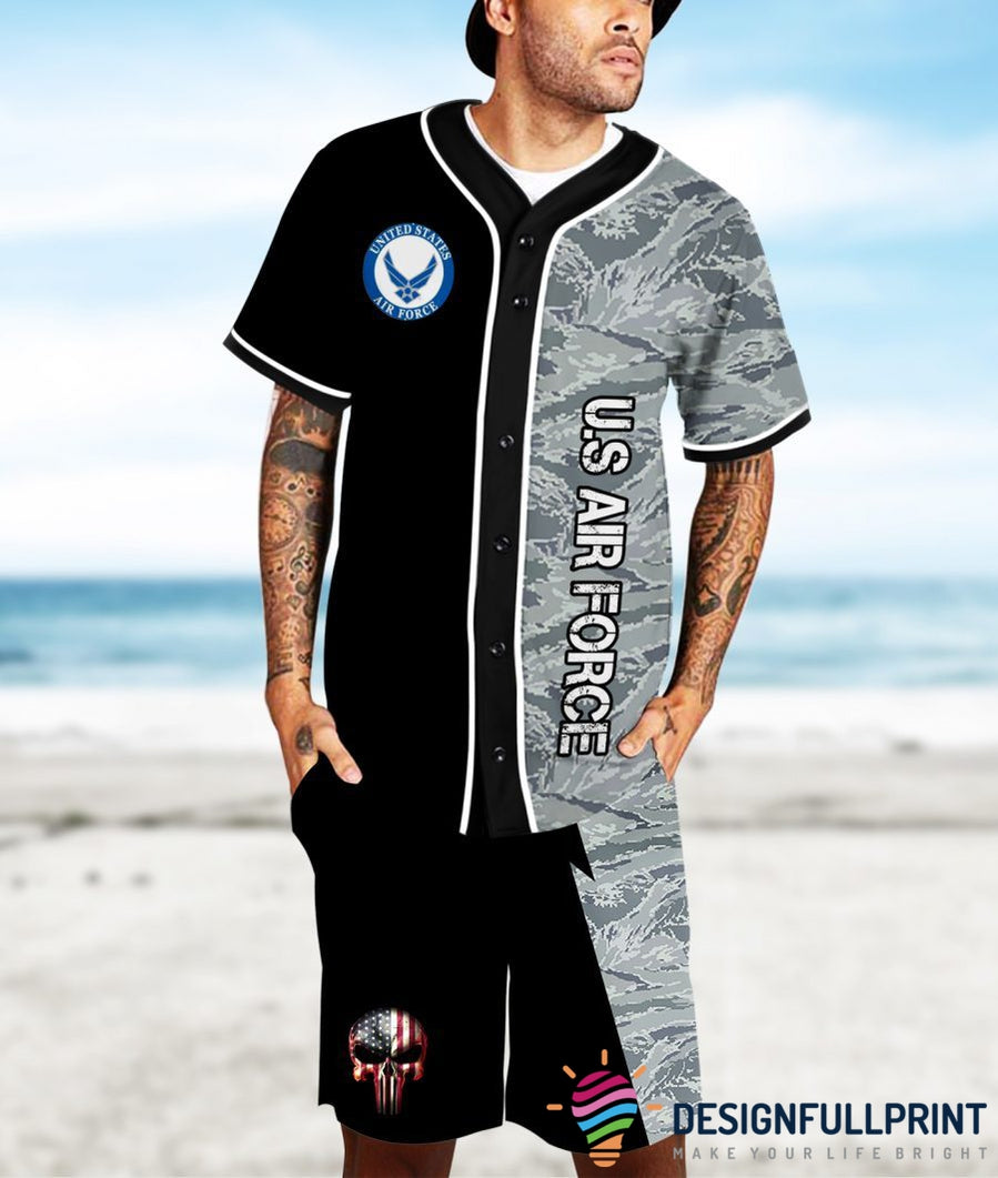 Us Air Force Baseball Jersey Designfullprint