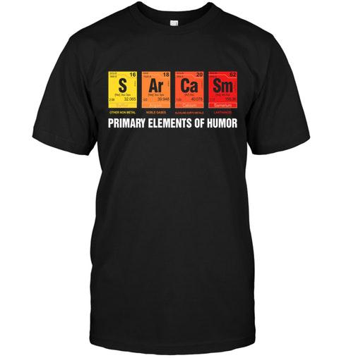 Primary Elements Of Humor Funny Science Unisex T-shirt – designfullprint