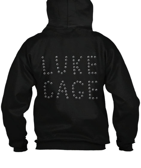 luke cage bullet hole hoodie