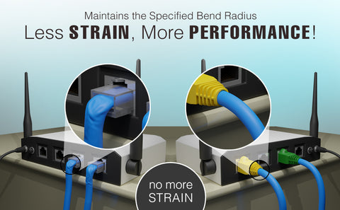 Using quality strain relief boot to ensure less tension and good connectivity