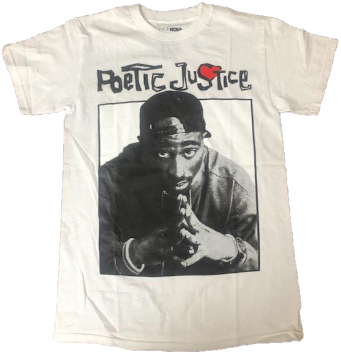 Poetic Justice Tupac Shakur 2Pac Red Heart Mens T-Shirt – Crazy Awesome ...