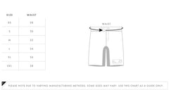 Bad Boy Rash Guard Size Chart