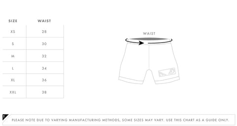 Nike Combat Shorts Size Chart