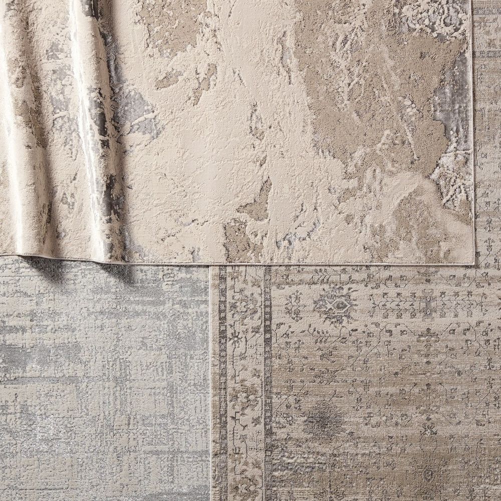 11'8"X15' Gray Area Rug in Yamir Oriental Style