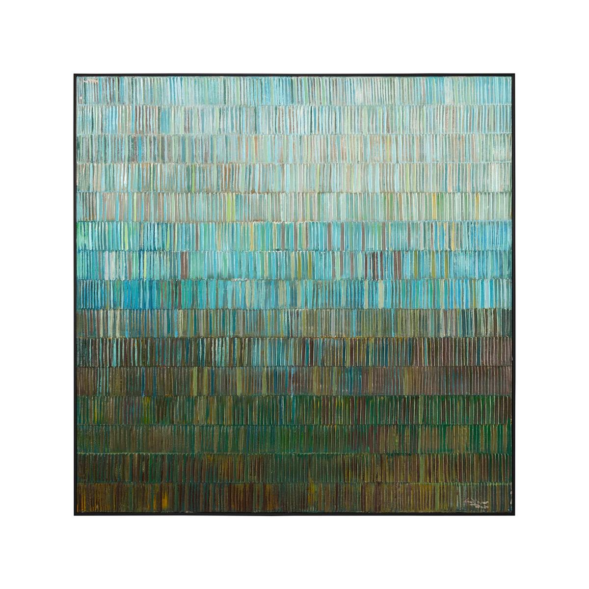 Cool Impressions by Lm Zhou - Multicolor, Green, and Blue