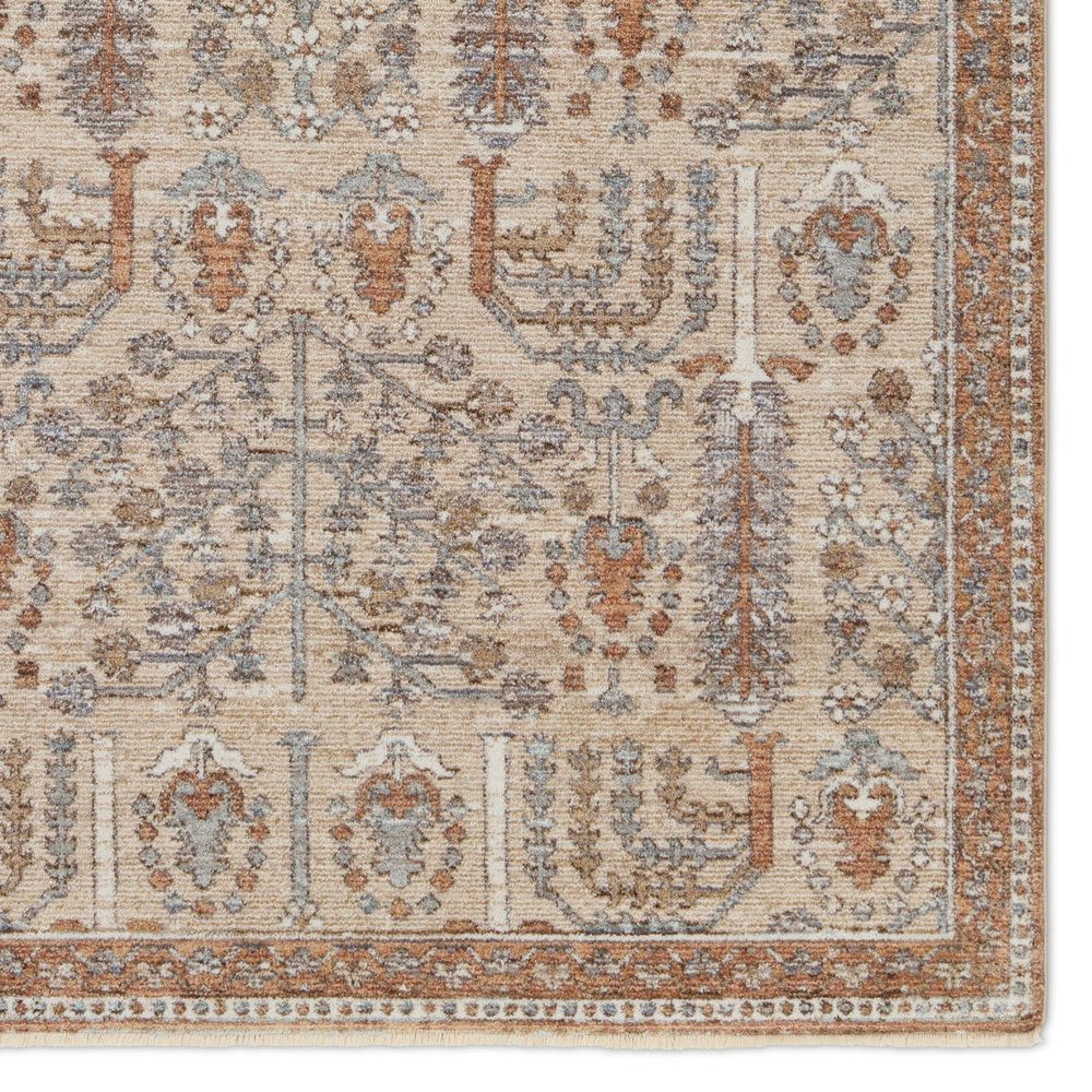 10'X14' Grit Floral Area Rug in Slate/ Bronze Colorway