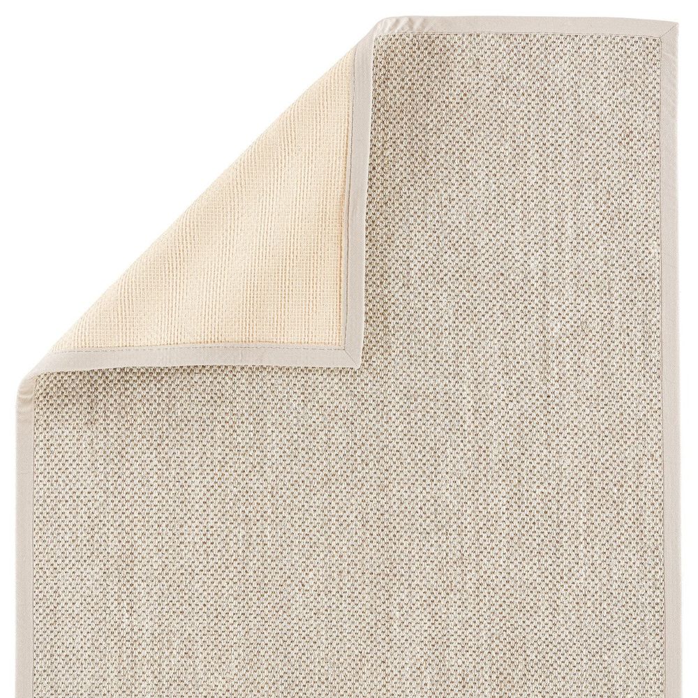 12'X15' Naples Natural Area Rug in Solid Beige/Ivory