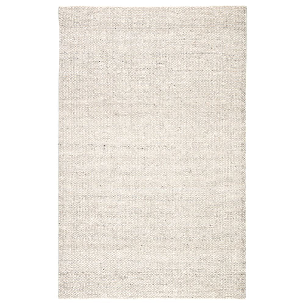 10'X14' Solid Ivory/ Gray Area Rug for a Stunning Arise Look