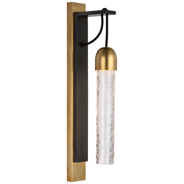 Revi Medium Tube Sconce - Bronze