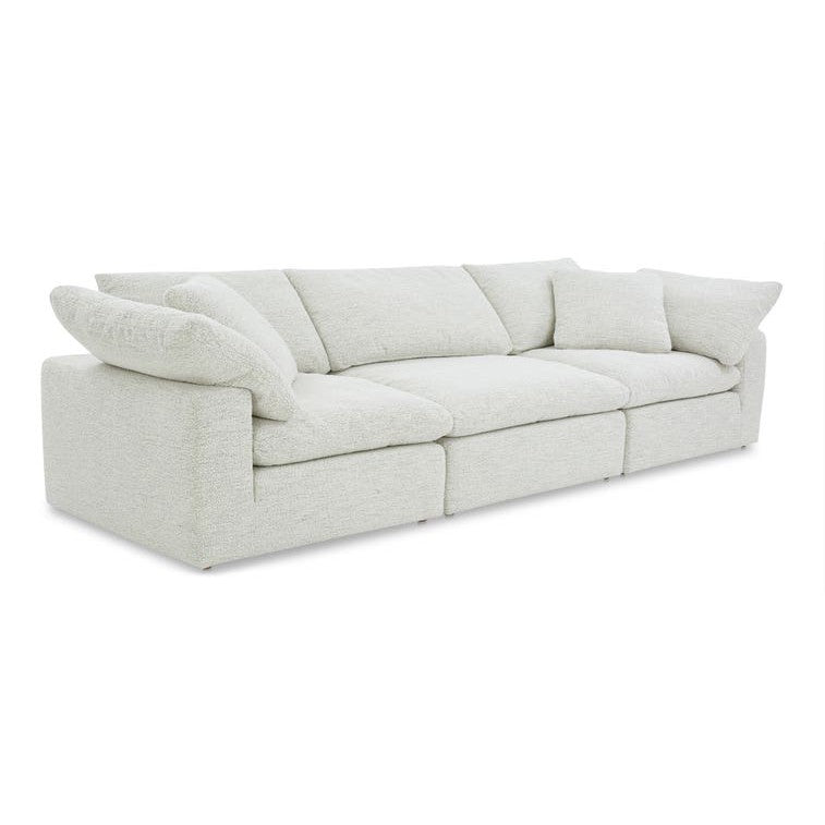 134" Clay Modular Sofa Upholstered in Performance Fabric